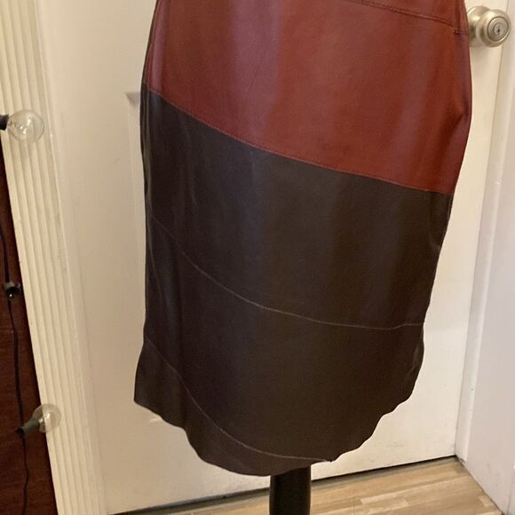 Cigno Nero genuine leather dress, M - Picture 3 of 9